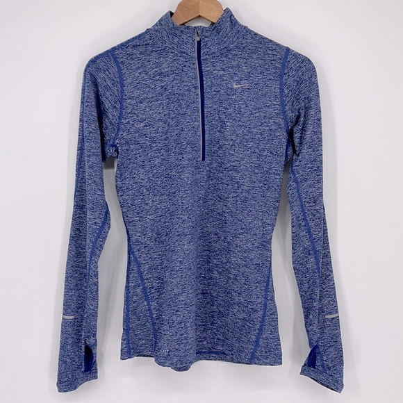 Nike Element Dri-Fit Half Zip Running Pullover Blue Size XS - Picture 2 of 13